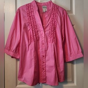 Pink Women's Top With A Stretch